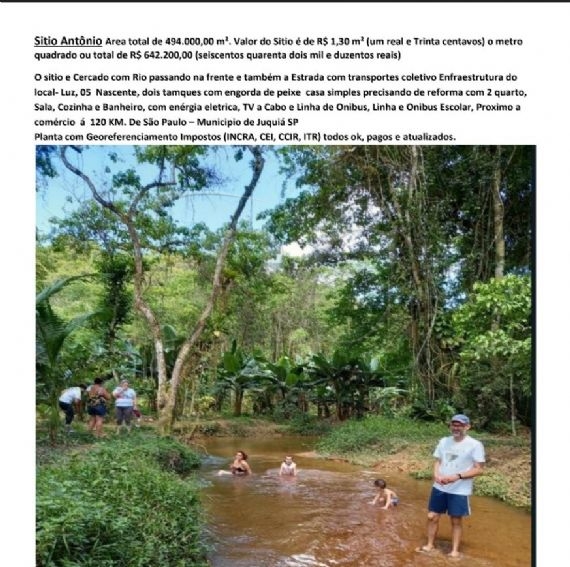 Rural à venda, Centro, Juquiá